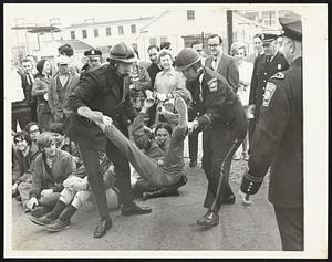 Demonstration Boston Army Base
