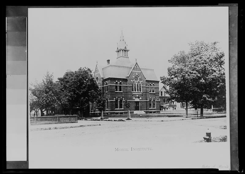 Morse Institute, Natick, Mass., winter