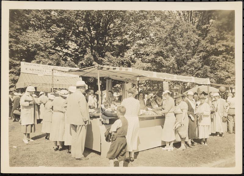 Food booth, street fair