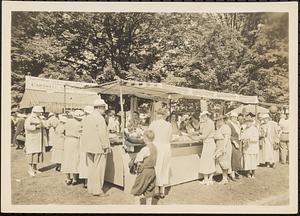 Food booth, street fair