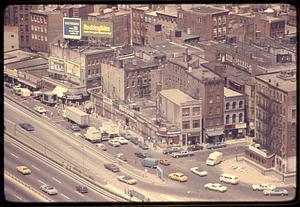 Cross St & Hanover St. area from the Custom House Tower North End Boston