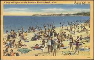 A day well spent on the beach at Revere Beach, Mass.