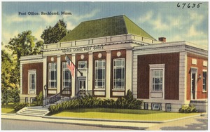 Post office, Rockland, Mass.