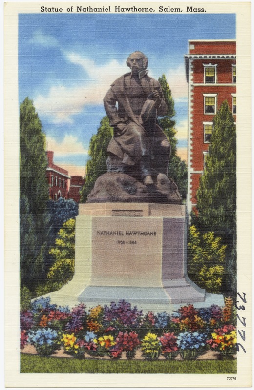 Statue of Nathaniel Hawthorne, Salem, Mass.