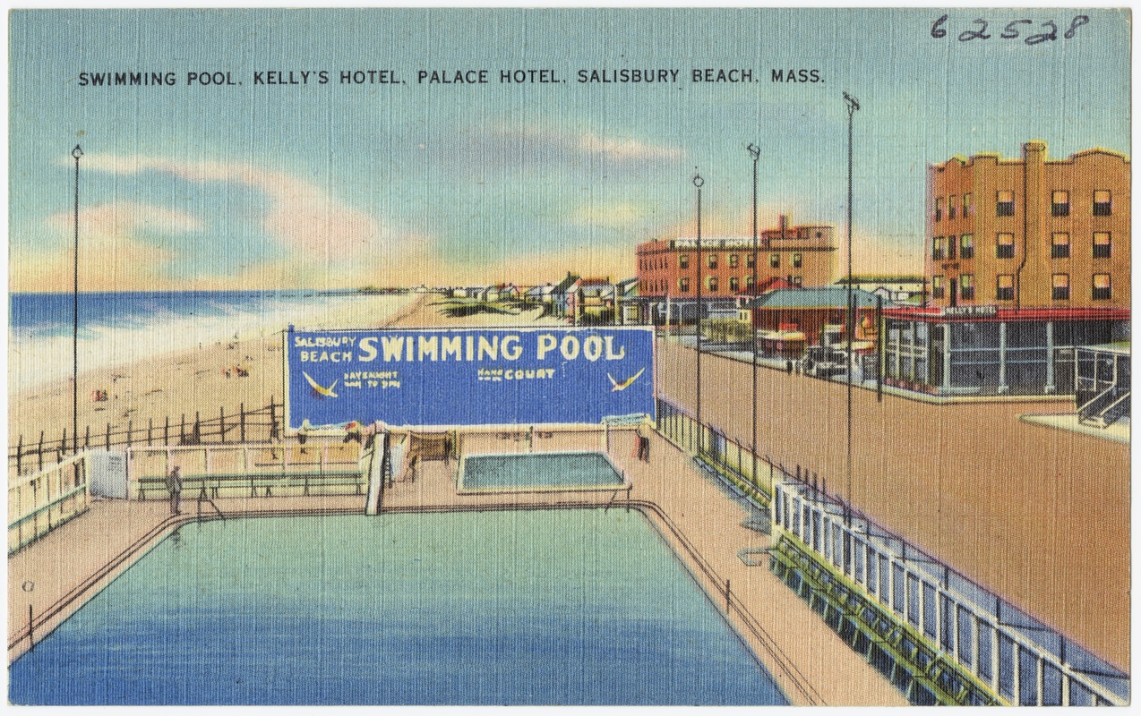 Swimming pool, Kelly's Hotel, Palace Hotel, Salisbury Beach, Mass.