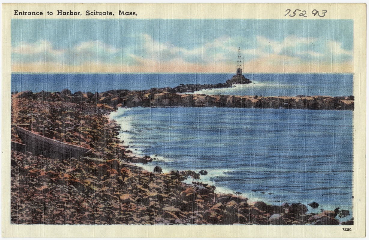 Entrance to harbor, Scituate, Mass.