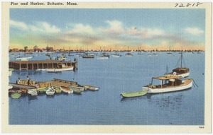 Pier and harbor, Scituate, Mass.
