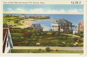 View of first cliff from second cliff, Scituate, Mass.