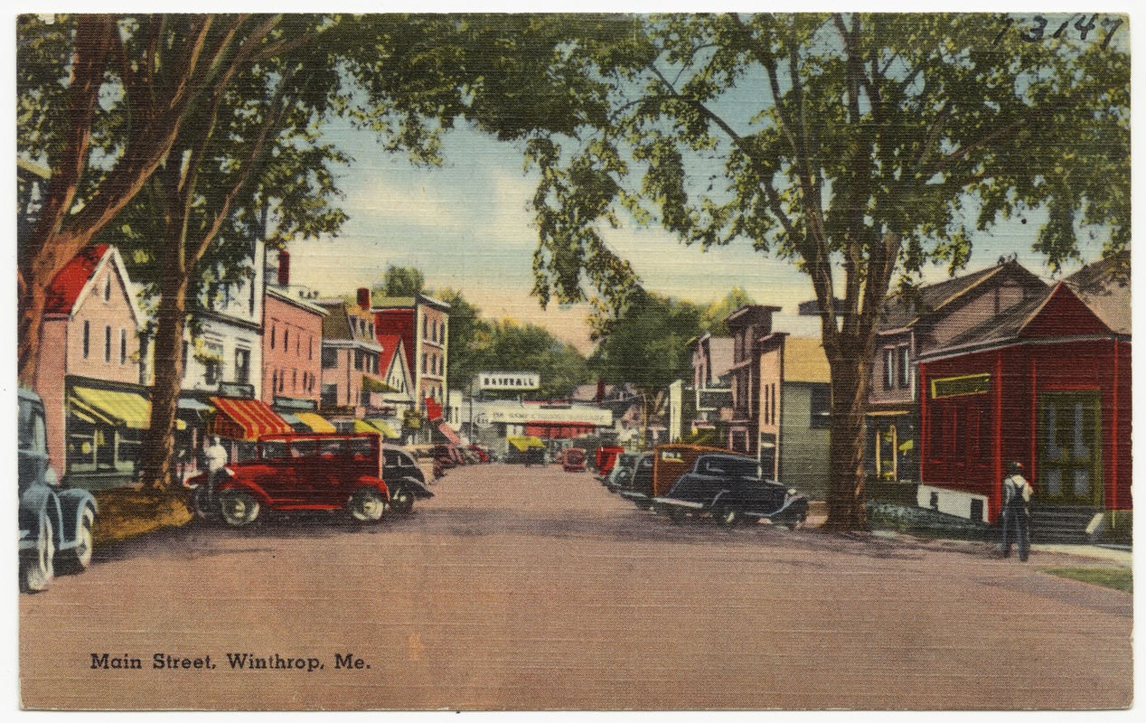 Main Street, Winthrop, Me.