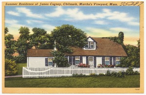 Summer Residence of James Cagney, Chilmark, Martha's Vineyard, Mass.