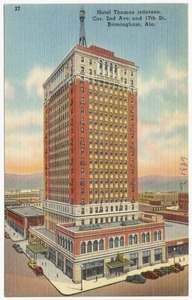 Hotel Thomas Jefferson, Cor. 2nd Ave. and 17th st., Birmingham, Ala.