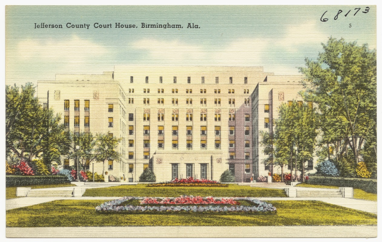 Jefferson County Court House, Birmingham, Ala. Digital Commonwealth