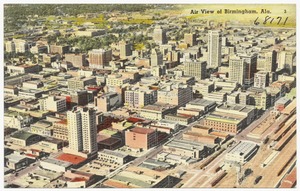 Air view of Birmingham, Ala.
