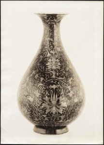 Chinese vase, enamel (possibly cloissonné)