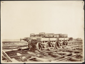 Railroad cart (8 wheeled) on tracks