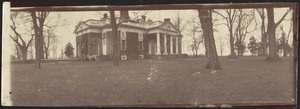 Panoramic photo of Monticello, side view
