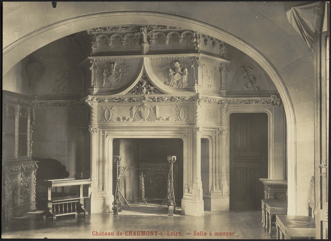 Dining Room at Château de Chaumont, Loire, France