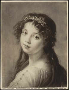 Portrait of her daughter