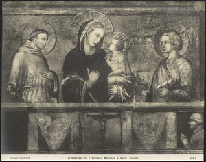 Fresco of S. Francesco, Madonna e Santi