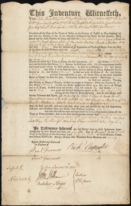 James Melvin indentured to apprentice with Richard Carpenter of Boston, 12 December 1770