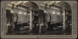 A revolving steam drier for salt, St. Clair, Michighan