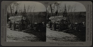 A load of logs near Kettle River Landing, Minnesota