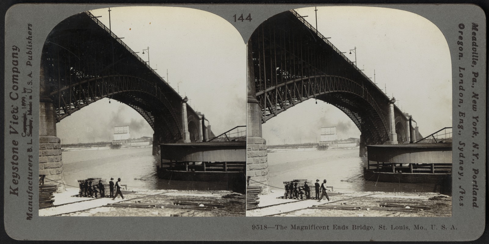 The magnificent Eads Bridge, St. Louis, Mo., U.S.A.