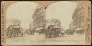Street view with carriages and coaches