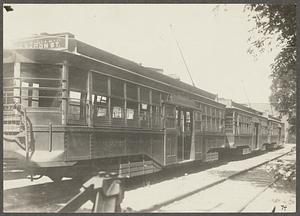 Boston Elevated Railway. Equipment. Articulated surface and subway cars