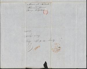 Amos M. Roberts to George Coffin, 26 April 1841