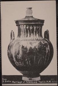 Vase fr Eretria. Marriage of Peleus and Thetis. N.M. Athens 12076