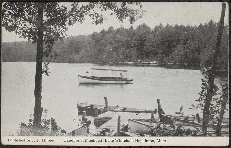 Landing at Pinehurst, Lake Whitehall, Hopkinton, Mass. Digital