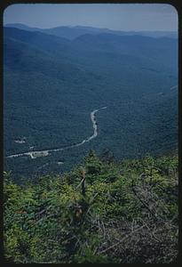 Franconia Notch from Cannon Mountain