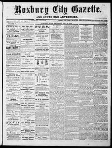 Roxbury City Gazette and South End Advertiser, December 29, 1864