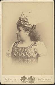 Fraulein Malten as "Brunhilde" Breslau Opera House 1887