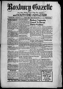 Roxbury Gazette and South End Advertiser, January 28, 1955