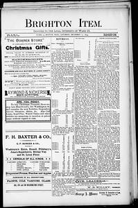 The Brighton Item, December 15, 1894