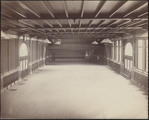 Boston Latin School, interior, Warren Avenue drill hall