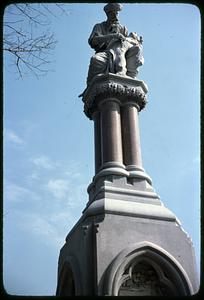 Closeup of Ether Monument, Boston Public Garden