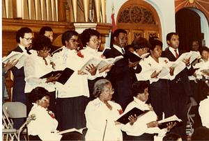 St. Paul AME's Messiah, section of the chorus I, 1983