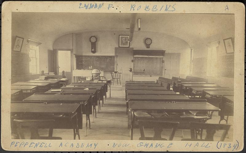 Pepperell Academy, interior view