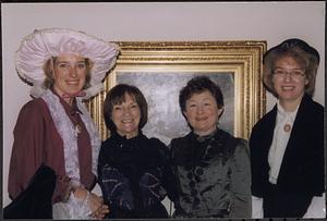 Four women at Lawrence Library centennial