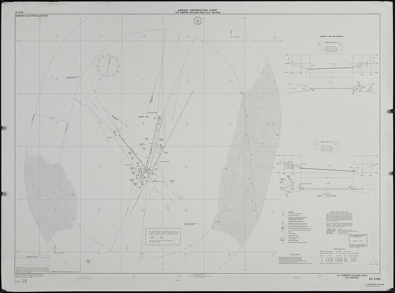Airport obstruction chart, OC 5163, Ely Airport-Yelland Field, Ely, Nevada
