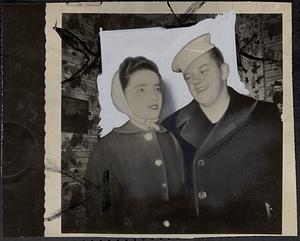 Mrs. Barbara M. Dolson and husband, Terry, of 17 Hews St., Cambridge, "missing wife"