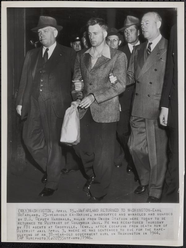 McFarland returned to Washington