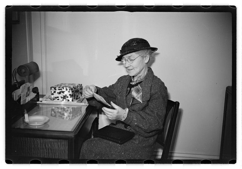 Mrs. Townsend, wife of Townsend old age plan