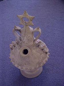 South American terracotta wine vessel