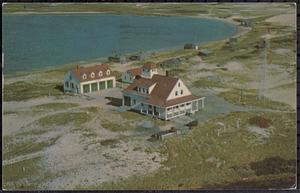 Coast Guard Station at Powder Hole Monomoy Point - one of the most isolated on the "Cape" - Cape Cod, Mass.