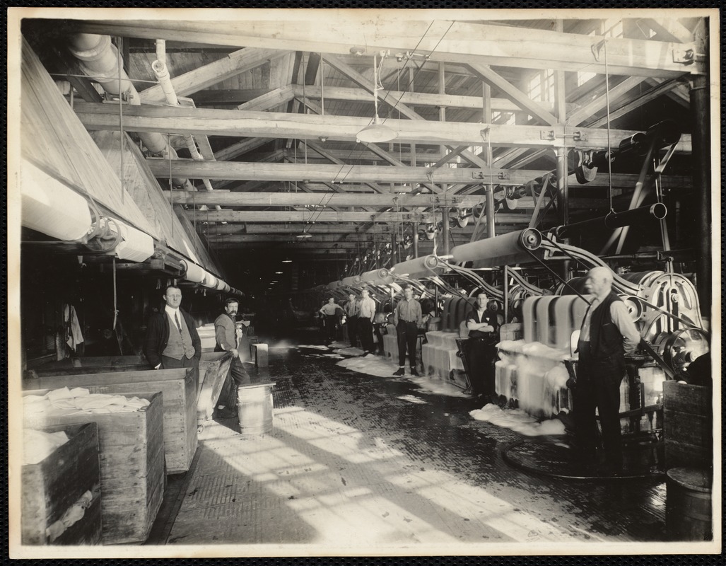 W. 7 dyehouse - kettle room. Looking north from south-west end