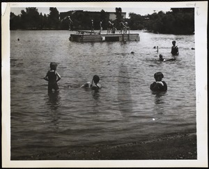 Crystal Lake, Newton, MA. Crystal Lake swimmers